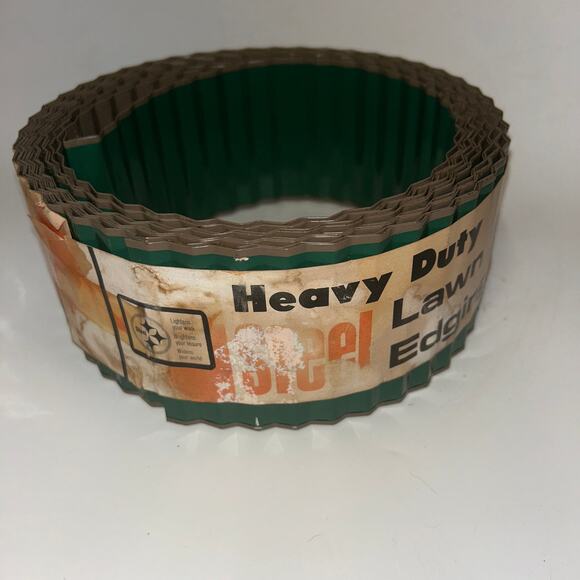 New Arlen Industries Vintage Heavy Duty Steel Lawn Edging 30 Feet Green - Picture 1 of 7